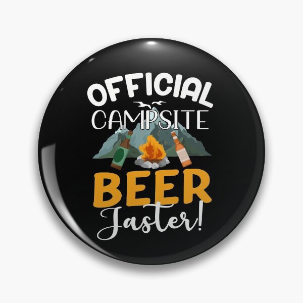 Item preview, Camping Shirt - Official Campsite Beer Taster - Funny Shirt designed and sold by jvtee.