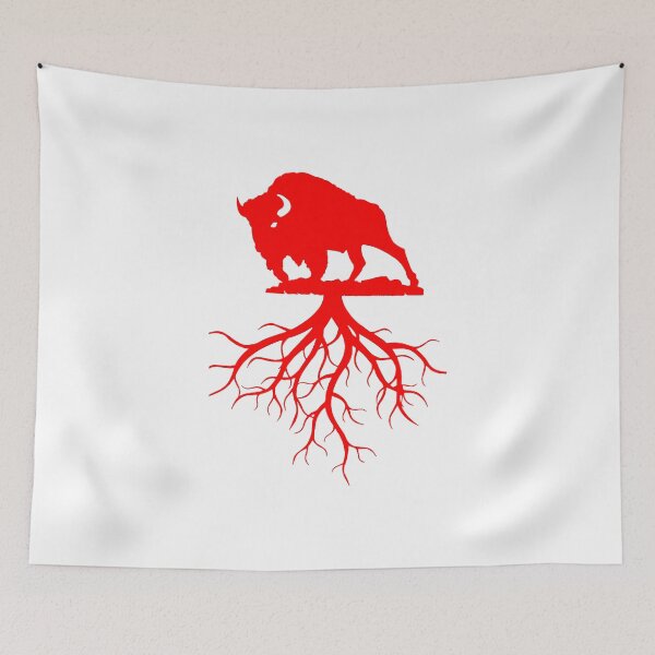 Item preview, Buffalo Roots no text designed and sold by ScapegoatPrints.