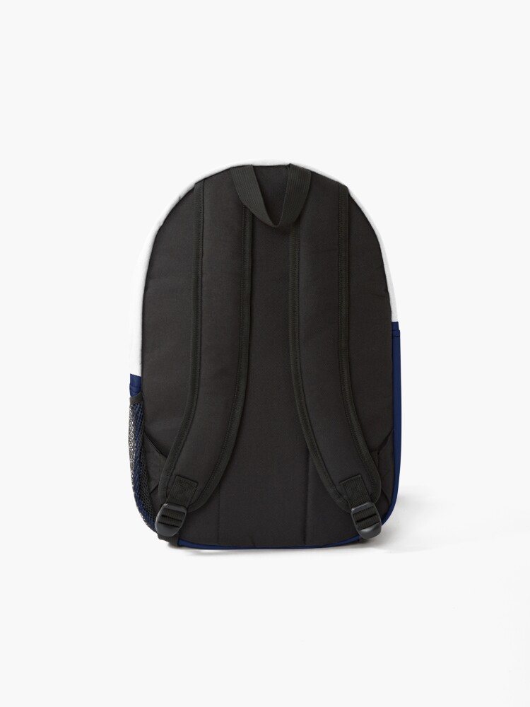 Alternate view of shhh be quiet I'm working v1 - HOT PINK font Backpack