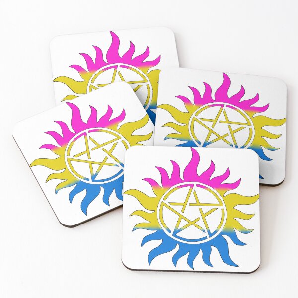 Item preview, Pansexual Anti Possession Symbol  designed and sold by KayWinchester92.