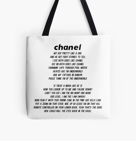 Chanel Written by Frank Ocean Tote Bag for Sale by londonanise