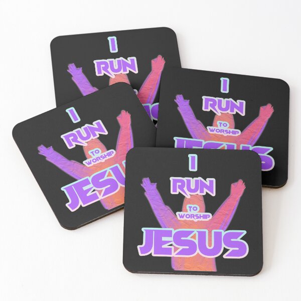 Item preview, I Run To Worship Jesus designed and sold by AscendMerch.
