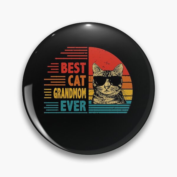 Item preview, Vintage Retro Best Cat Grandmom Ever Funny Cat Lover Mother's Day Gift designed and sold by EdwinaEmmanoiCo.