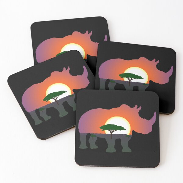 Artikelvorschau, Biome-Serie: Savannah Rhino entworfen und verkauft von Furmidable Designs.