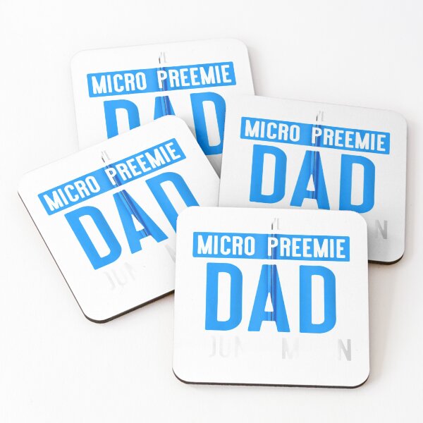 Item preview, Micro Preemie NICU Dad Count Premature Birth designed and sold by harneetma4mar4.