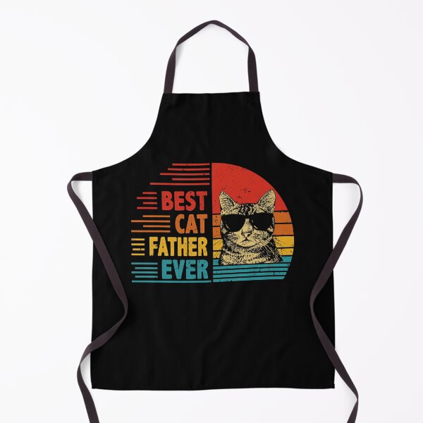 Item preview, Vintage Retro Best Cat Father Ever Funny Cat Lover Father's Day Gift designed and sold by EdwinaEmmanoiCo.