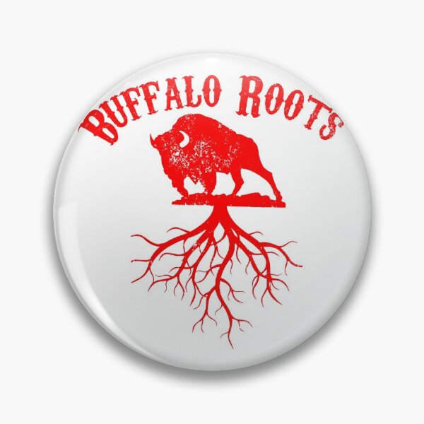 Item preview, Copy of Buffalo Roots with text red grunge designed and sold by ScapegoatPrints.
