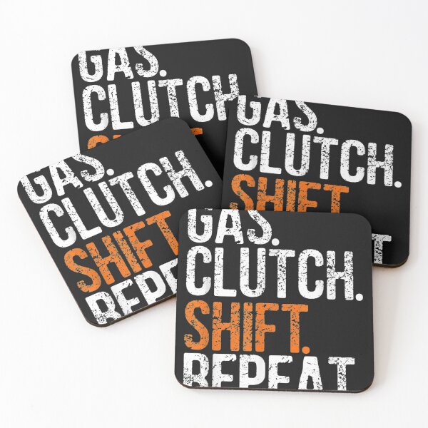 Aperçu de l'œuvre Gas Clutch Shift Repeat T-Shirt créée et vendue par Lukifo-Mission.