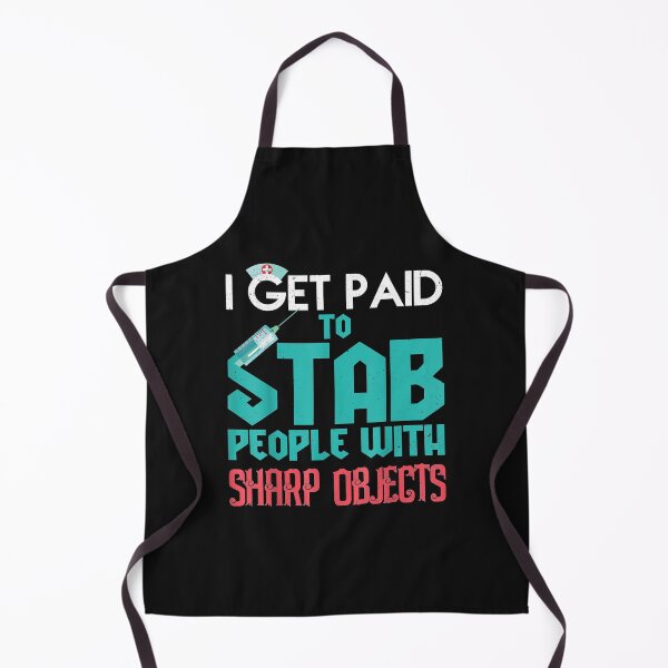 Item preview, I Get Paid to Stab People Nursing T Shirt designed and sold by Lukifo-Mission.