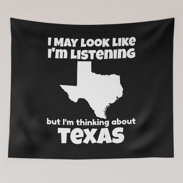 Item preview, I'm Thinking About Texas Funny Texas T-Shirt designed and sold by Lukifo-Mission.