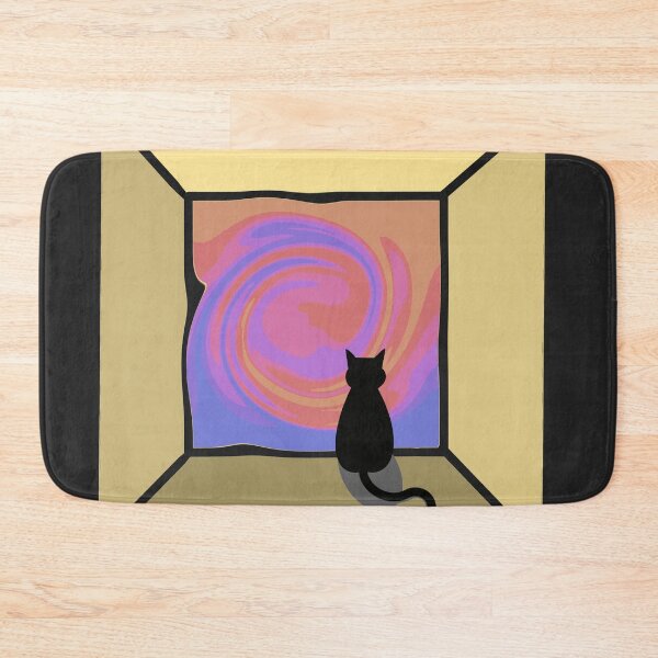 Item preview, Cat Trippy sunset designed and sold by BaselkhDesign.