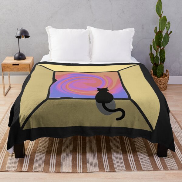 Item preview, Cat Trippy sunset designed and sold by BaselkhDesign.