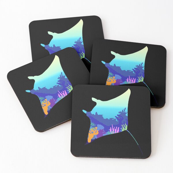 Item preview, Biome Series: Reef Manta Ray designed and sold by Furmidable Designs.