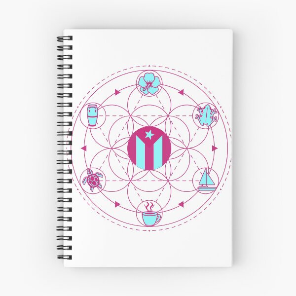 Item preview, Magic Circle of a Boricua III (Pink & Blue Lines) designed and sold by BoricuaLatina30.