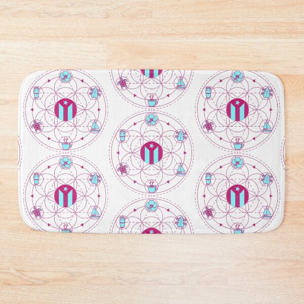 Item preview, Magic Circle of a Boricua III (Pink & Blue Lines) designed and sold by BoricuaLatina30.