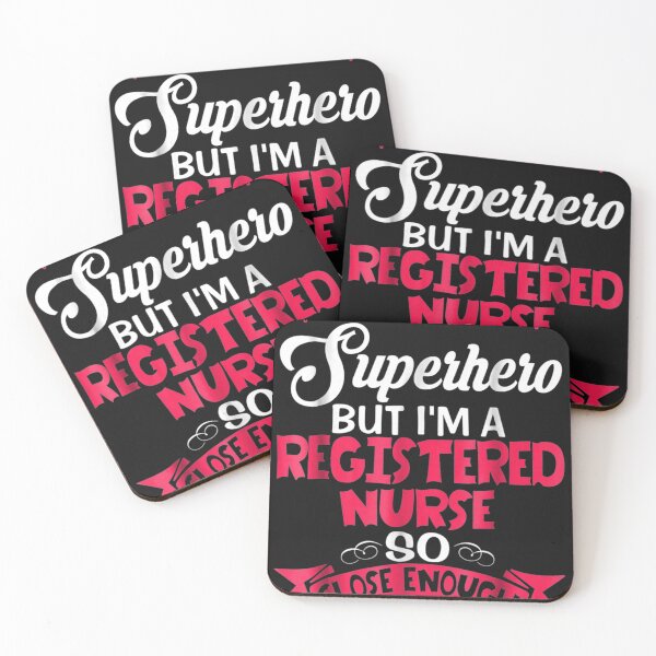 Item preview, Not A Superhero But A Registered Nurse So Close T-Shirt designed and sold by Lukifo-Mission.
