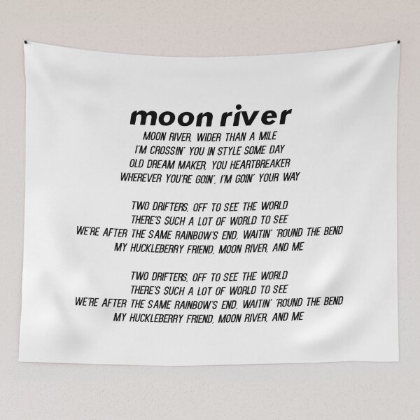 Item preview, Moon River - Audrey Hepburn designed and sold by claywalkr.