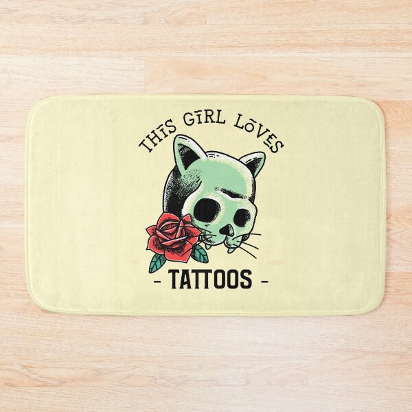 Item preview, This Girl Loves Tattoos Design designed and sold by boopsblunt.