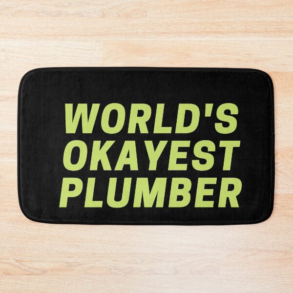 Item preview, World's Okayest Plumber designed and sold by CynthSky.
