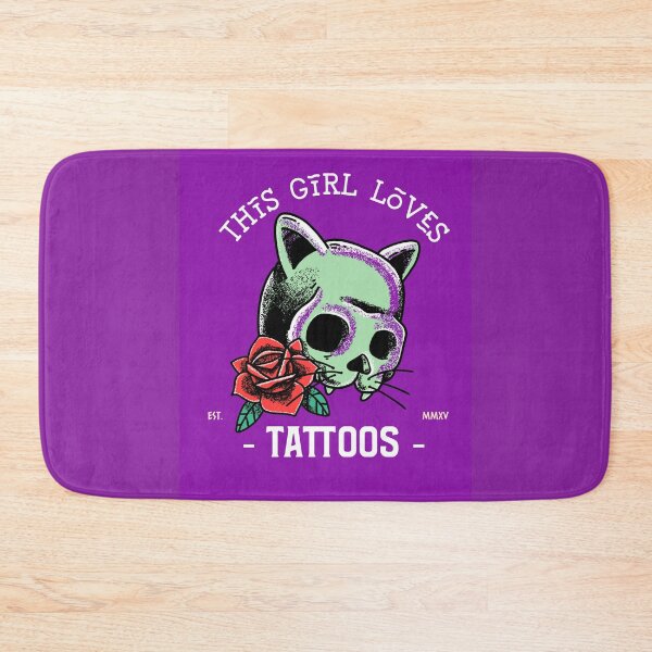 Item preview, This Girl Loves Tattoos Design designed and sold by boopsblunt.