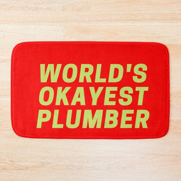 Item preview, World's Okayest Plumber designed and sold by CynthSky.