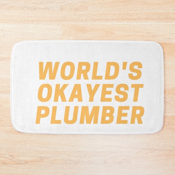Item preview, World's Okayest Plumber designed and sold by CynthSky.