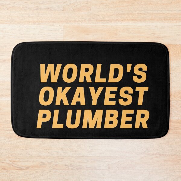 Item preview, World's Okayest Plumber designed and sold by CynthSky.