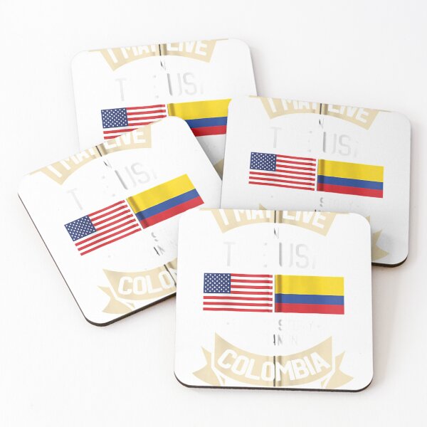 Item preview, Colombia Colombian American Flag Roots Colombians designed and sold by harneetma4mar4.