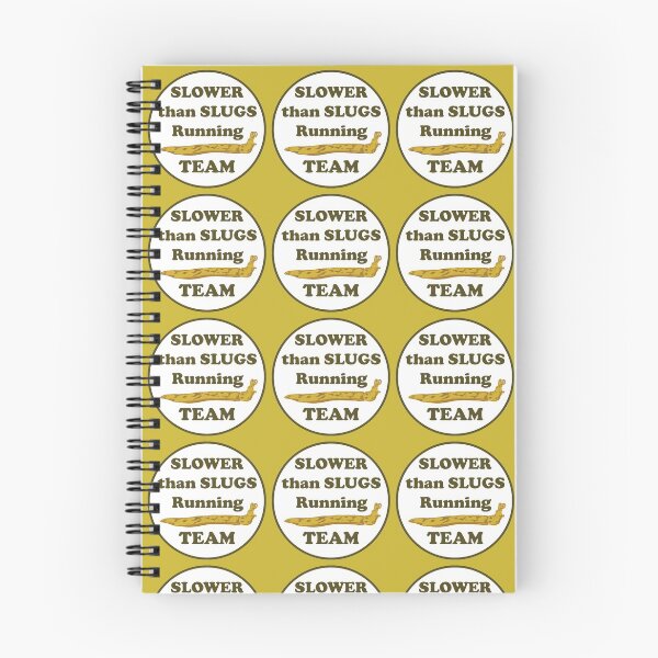 Item preview, Slower than slugs running team designed and sold by Microwhites.