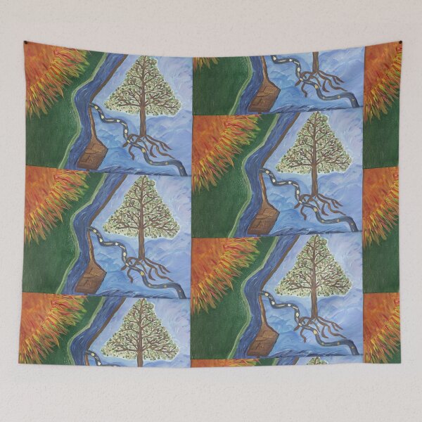 Item preview, Tree of Lives above And below designed and sold by FlamingHydra.