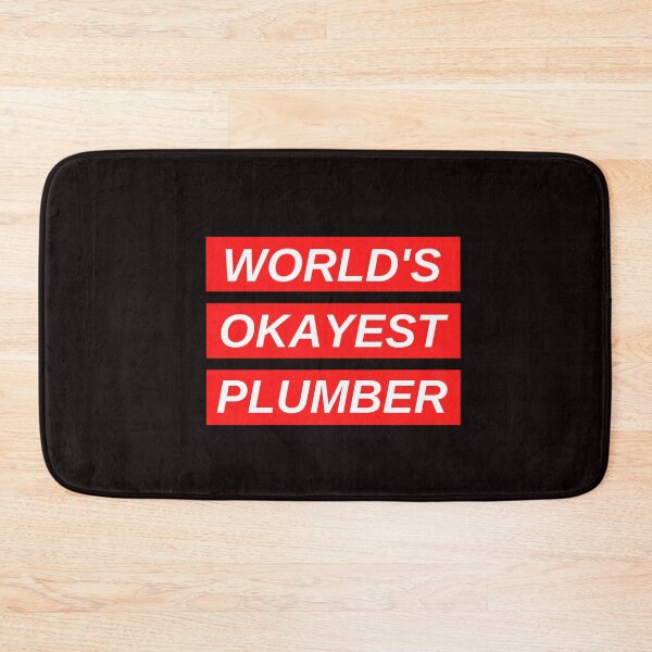 Item preview, World's Okayest Plumber designed and sold by CynthSky.