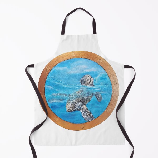 Item preview, Through the Porthole SeaTurtle designed and sold by LivingArtBrenda.