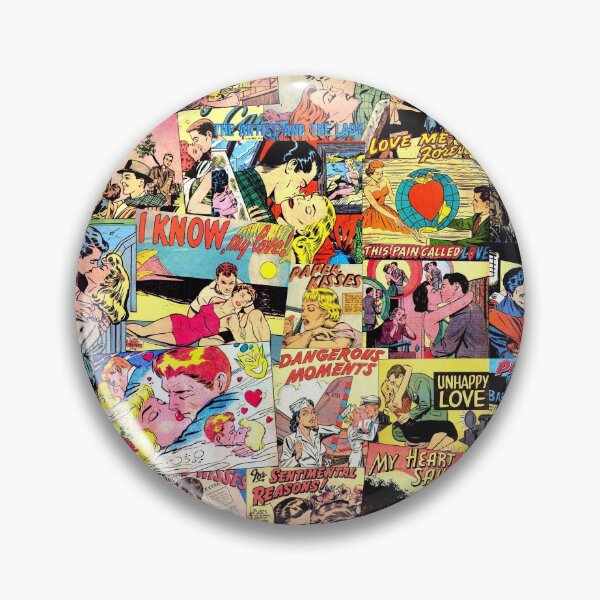 Item preview, Vintage Romance Comics Collage designed and sold by RosarioDesigns.