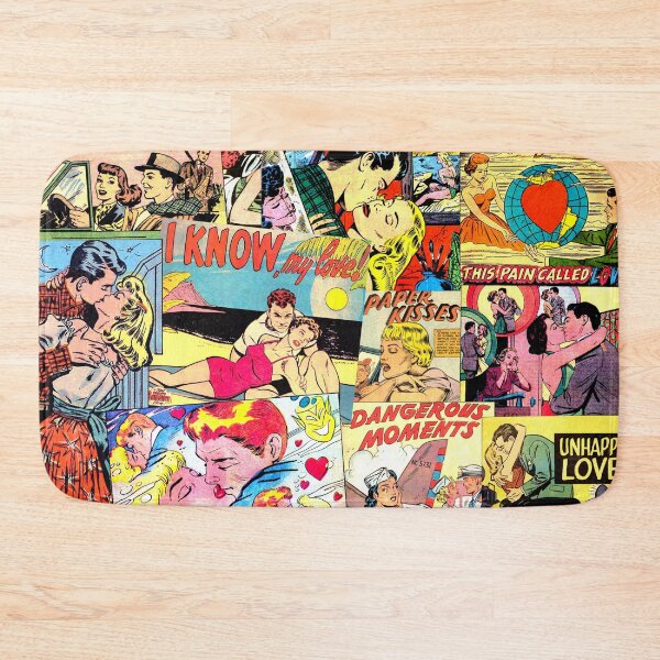 Item preview, Vintage Romance Comics Collage designed and sold by RosarioDesigns.
