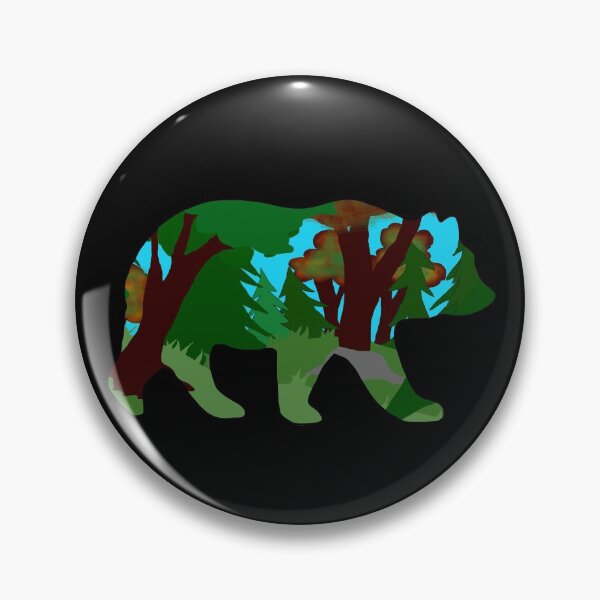 Item preview, Biome Series: Boreal Forest Bear designed and sold by Furmidable Designs.