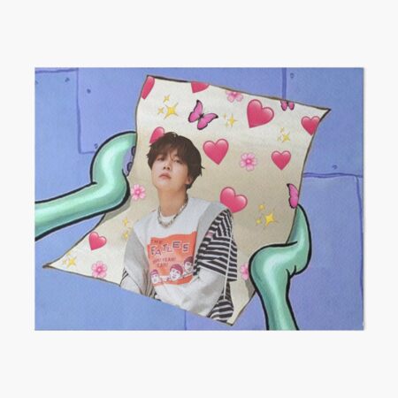 squidward admiring BTS jhope Mask by dlsiart