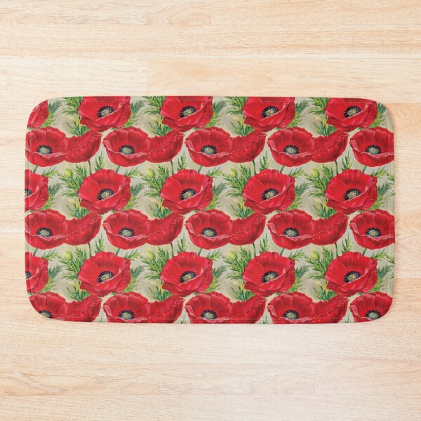 Artikelvorschau, Vintage Mohnblumen drucken entworfen und verkauft von LittleBettyMakes.