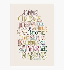 Challenge and Interrogate Photographic Print