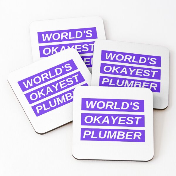 Item preview, World's Okayest Plumber designed and sold by CynthSky.