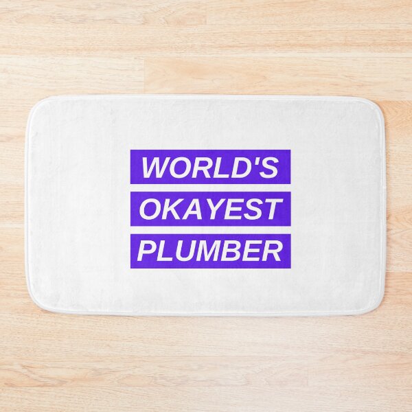 Item preview, World's Okayest Plumber designed and sold by CynthSky.