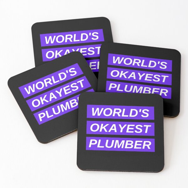 Item preview, World's Okayest Plumber designed and sold by CynthSky.