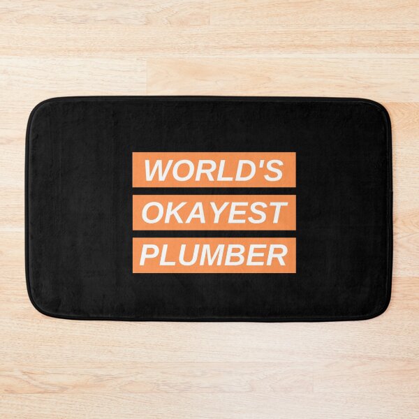 Item preview, World's Okayest Plumber designed and sold by CynthSky.