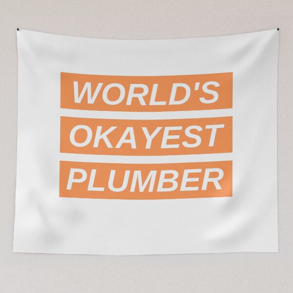 Item preview, World's Okayest Plumber designed and sold by CynthSky.