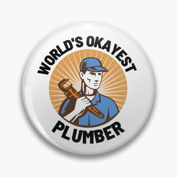 Item preview, World's Okayest Plumber designed and sold by CynthSky.