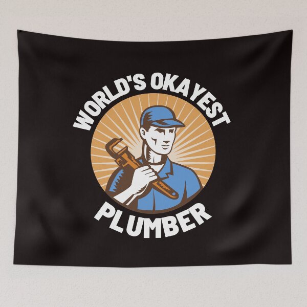 Item preview, World's Okayest Plumber designed and sold by CynthSky.