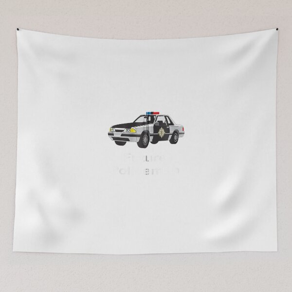 Item preview, Future Policeman Patrolman Protect Serve Blue Police Car designed and sold by raelinema9mar1.