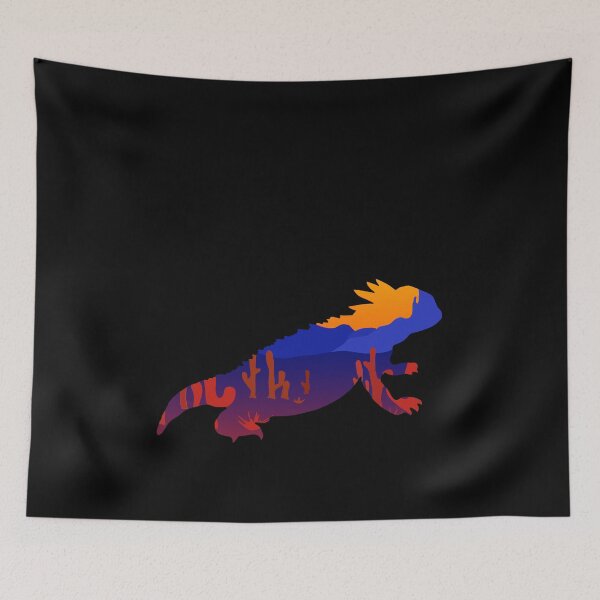 Item preview, Serie de bioma: lagarto cornudo del desierto designed and sold by Furmidable Designs.