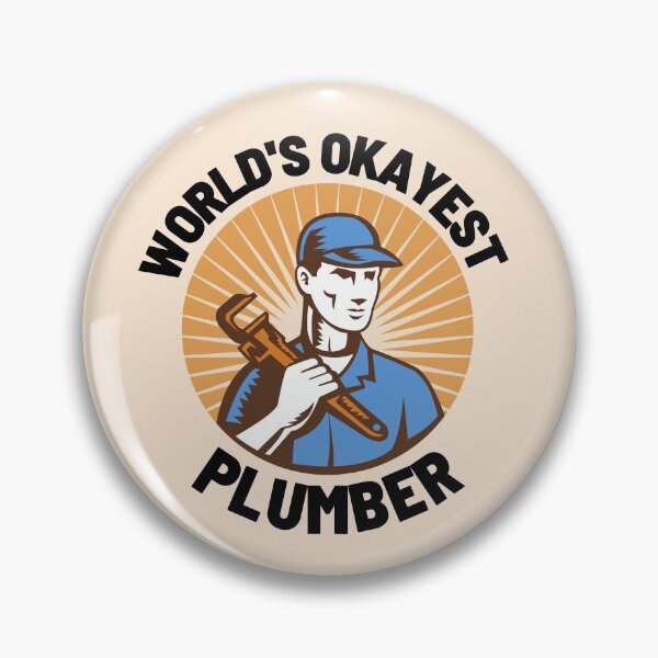 Item preview, World's Okayest Plumber designed and sold by CynthSky.