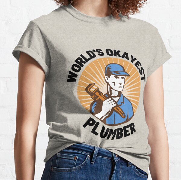 Item preview, World's Okayest Plumber designed and sold by CynthSky.