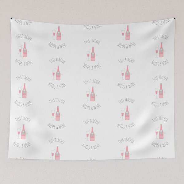 Item preview, This Teacher Needs a Wine designed and sold by TidyTees.